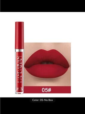 Matte Lip Gloss Set - Red & Nude
